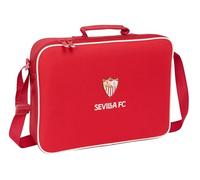safta Unisex Kinder 612565385 M385d Sevilla FC-Schultasche, Aktentasche, Umhängetasche, bequem und vielseitig, Qualität und Widerstandsfähigkeit, 38 x 6 x 28 cm, Rot