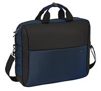 safta Unisex Kinder, Mehrfarbig (642201807) Laptoptasche 15,6 Zoll + Tablet + USB Business Dark Blue 41 x 33 x 9 cm, bunt