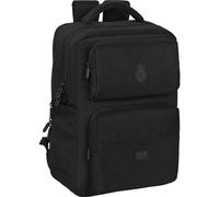 Safta Unisex Kinder Real Portátil Oficial - Mochila Escolar Y Deportiva para Estudio O Oficina Rucksack von Rea Madrid, Premium 15,6 USB