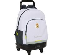 Safta Unisex Kinder Real Ruedas Extraíble Equipación 25/26 - Mochila Escolar Con Carro Desmontable Oficial Club Rucksack von Rea Madrid, Kompakt, abnehmbar, Größe 25 cm