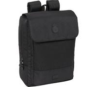 Safta Unisex Kinder Solapa Real Portátil Oficial - Mochila Ejecutiva Deportiva Con Estilo Único Rucksack von Rea Madrid, Premium-Lasche, 13,3 USB