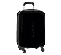 Safta Sevilla Fc Teen 40.1l 34.5x55x20 Cm Wheeled Backpack Schwarz