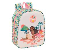 safta Vaiana Kinderrucksack, Kinderrucksack, Schulrucksack, anpassbar an Kinderwagen, ideal für Kindergärten, bequem und vielseitig, Qualität und Widerstandsfähigkeit, 22 x 10 x 27 cm