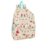 Safta Laptoprucksack Vaiana – 14,1 Zoll (35,8 cm) – 31 x 13 x 43 cm – Beige/Blau – für Jugendliche