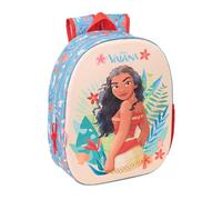 safta Vaiana Schulrucksack mit 3D-Design, ideal für Kinder verschiedener Altersgruppen, bequem und vielseitig, Qualität und Widerstandsfähigkeit, 27 x 10 x 33 cm