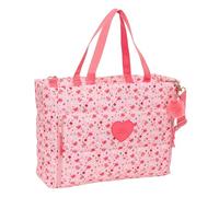 Safta 14.1´´ With Pocket Vmb In Bloom 28.46l 32x42x15 Cm Bag Rosa