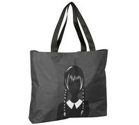 Safta WEDNESDAY Einkaufstasche für Damen, Shopping-Tasche, bequem und vielseitig, Qualität und Widerstandsfähigkeit, 50 x 10 x 45 cm, Schwarz, Schwarz, Estándar, Casual