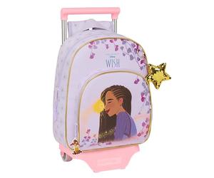 Safta Wish Kinderrucksack mit Trolley 705, ideal für Kinder verschiedener Altersgruppen, bequem und vielseitig, Qualität und Widerstandsfähigkeit, 28 x 10 x 34 cm, Lila, Lila, Estándar, Lässig