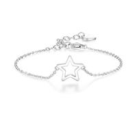 S'Agapõ Damen-Armband aus Stahl mit Stern-Symbol | Kollektion Click - SCK18, 185mm, Edelstahl