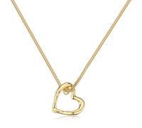 S'Agapõ Damen-Halskette, Halskette aus Stahl mit Herz-Symbol | Kollektion Emotion - SMO04