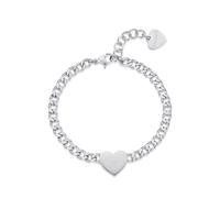 S'Agapõ Damenarmband aus Stahl mit Herz-Symbol | Kollektion My Love - SYL13