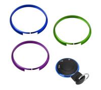 SageFurned Schlüssel aus Aluminiumlegierung für Ringverkleidung für Mini R55 R56 R57 R58 R59 - Lila, Blau, Grün, eloxiert für langlebige Schlüsselanhängerabdeckung mit einfacher Installation und