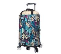 SAGELSHN Einkaufstrolley Kompakter Faltbarer Trolley-Einkaufswagen Mit 5 Lenkrollen, Abnehmbar, Strapazierfähig, Leichtes Gewicht, Aus Aluminiumlegierung Einkaufswagen Fahrbare(Grün)