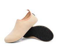 SAGUARO Badeschuhe Herren Wasserschuhe Damen Schwimmschuhe Aquaschuhe Schnell Trocknend Strandschuhe Surfschuhe Leicht Neoprenschuhe Wassersportschuhe Tauchschuhe Orange Gr. 38/39 EU