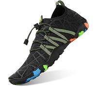 SAGUARO Badeschuhe Herren Wasserschuhe Männer Strandschuhe Damen Aquaschuhe Neoprenschuhe rutschfeste Schwimmschuhe Graphit 42 EU