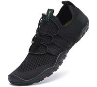 SAGUARO Badeschuhe Herren Wasserschuhe Männer Strandschuhe Damen Aquaschuhe Neoprenschuhe rutschfeste Schwimmschuhe Dunkelschwarz 45 EU