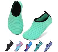 SAGUARO Badeschuhe Kinder Wasserschuhe Kleinkind Schwimmschuhe Strandschuhe Jungen Mädchen Aquaschuhe für Strand Schwimmbad, Mint Grün, 34/35 EU
