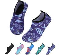 SAGUARO Badeschuhe Kinder Wasserschuhe Kleinkind Schwimmschuhe Strandschuhe Jungen Mädchen Aquaschuhe für Strand Schwimmbad, Marine Blau, 28/29 EU