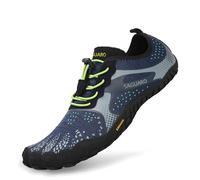 SAGUARO Barfuss Schuhe Damen Barfußschuhe Herren Zehenschuhe rutschfest Atmungsaktive Barefoot Shoes Indoor & Outdoor Barfussschuhe mit Breiter Zehenbox & Zero Drop Solhe, Upgrade Blau, 39 EU