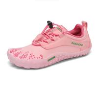 SAGUARO Barfußschuhe Barfussschuhe Kinder Outdoor Sport Barfuß Schuhe Jungen Mädchen Zehenschuhe Traillaufschuhe Fitnessschuhe rutschfest Badeschuhe Wasserschuhe Mimi rosa,Gr.25
