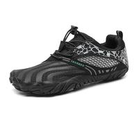 SAGUARO Barfußschuhe Barfussschuhe Kinder Outdoor Sport Barfuß Schuhe Jungen Mädchen Zehenschuhe Traillaufschuhe Fitnessschuhe rutschfest Badeschuhe Wasserschuhe Schwarz,Gr.35