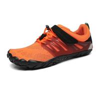 SAGUARO Barfußschuhe Damen Fitnessschuhe Herren Barfussschuhe Schnell Trocknend Traillaufschuhe rutschfest Unisex Aquaschuhe Atmungsaktiv Leicht Sommer Outdoor Wasserschuhe Orange 39 EU