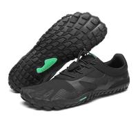 SAGUARO Barfußschuhe Herren Damen Barfussschuhe Ultraleicht Bequem Barefoot Shoes rutschfest Atmungsaktiv mit Breiter Zehenbox für Training Fitness, Onyx Schwarz, 43 EU