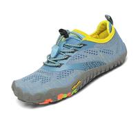 SAGUARO Kinder Barfußschuhe Jungen Aquaschuhe Mädchen Atmungsaktiv Traillaufschuhe June Outdoor Schnell Trocknend Badeschuhe Leicht, Türkis 32 EU