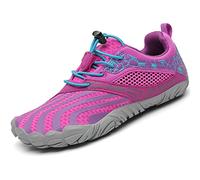 SAGUARO Kinder Barfußschuhe Schnell Trocknend Wasserschuhe Strandschuhe Schwimmschuhe Aquaschuhe Mädchen Pink Gr.30
