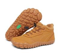 SAGUARO Kinder Winter Barfußschuhe Winterschuhe Warme Gefüttert Wanderschuhe Leicht rutschfest Winterstiefel,Gr.26-36