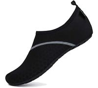 SAGUARO Leicht Strandschuhe für Herren rutschfeste Badeschuhe Damen Schnell Trocknend Wasserschuhe Sommer Outdoor Sufschuhe, Schwarz 38/39