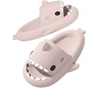SAGUARO Shark Slides Pillow Herren Badelatschen Rutschfeste Badeschuhe Damen Strand Haifisch Schlappen Original Wolken Lustig Slippers Hai Sommer Hausschuhe Rosa 36/37