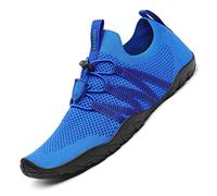SAGUARO Wasserschuhe Herren Damen Schnell Trocknend Schwimmschuhe Atmungsaktiv rutschfeste Badeschuhe mit Dicke Sohle für Frauen Männer, Hellblau, 41 EU