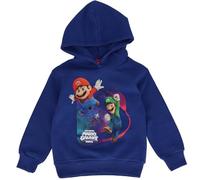 SAHINLER créateur d'univers Super Mario - Kapuzen-Sweatshirt für Kinder Super Mario Galaxy - Polycotton - Sportswear lässig - weiches Fleece 240 g/m² - Königsblau