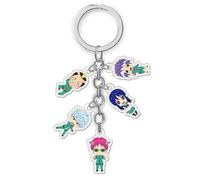 Saikik Fünf Rollen Schlüsselanhänger Anime Figur Saikik Auto Accessories Saikik Acryl Anhänger