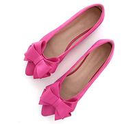 Sailing LU Modische Ballettschuhe für Damen, E - Rosa - 8232, 42 EU | Lässige flache Schuhe, elegante Kleidung für die Arbeit, Mokassins, Slip-Ons