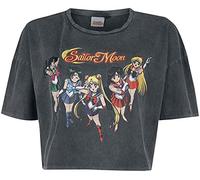 Sailor Moon Group Frauen T-Shirt schwarz Anime, Fan-Merch, Festival, Filme XL