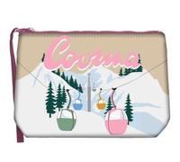 Saint Barth Clutch Aline Curma Cable, Beige