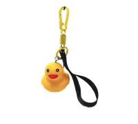 Saint Barth Keyring Loop Rubber Duck, Gelb