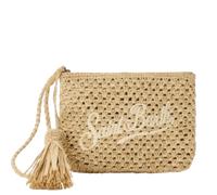 Saint Barth - Saint Barth Raffia Pouch, Clutch, Umhängetasche, Natur
