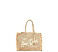 Saint Barth - Saint Barth Vanity Raffia Stripes, Shopper, Schultertasche, Beige-Natur