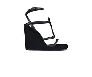 Saint Laurent Cassandra Espadrilles Schwarz 35,5 EU/IT