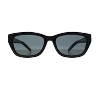 Saint Laurent Cat Eye Damen Glänzend Schwarz Grau SL M153 Einheitsgröße