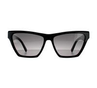 Saint Laurent Cat Eye Damen Schwarz Grau Gradient Sonnenbrille Einheitsgröße