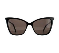 Saint Laurent Cat Eye Damen Schwarz Grau Sonnenbrille Einheitsgröße