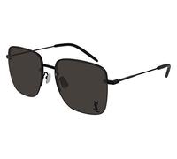 SAINT LAURENT Damenbrille, Schwarz-schwarz-schwarz, 56