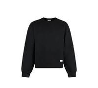 Saint Laurent - Embroidered Logo Black Cotton Sweatshirt - Größe M - schwarz