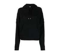 Saint Laurent - Hoodie mit Logo - - Sweatshirts & Hoodies - Damen - Schwarzk - 2XL