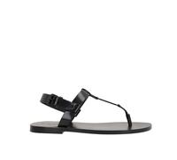 Saint Laurent Loafer - Cassandre 05 Flat Sandals With Patent Finish - Gr. 44 (EU) - in Schwarz - für Damen
