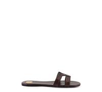 Saint Laurent - Mabrouka Slides - - Shoes - Damen - Braun - 38 EU